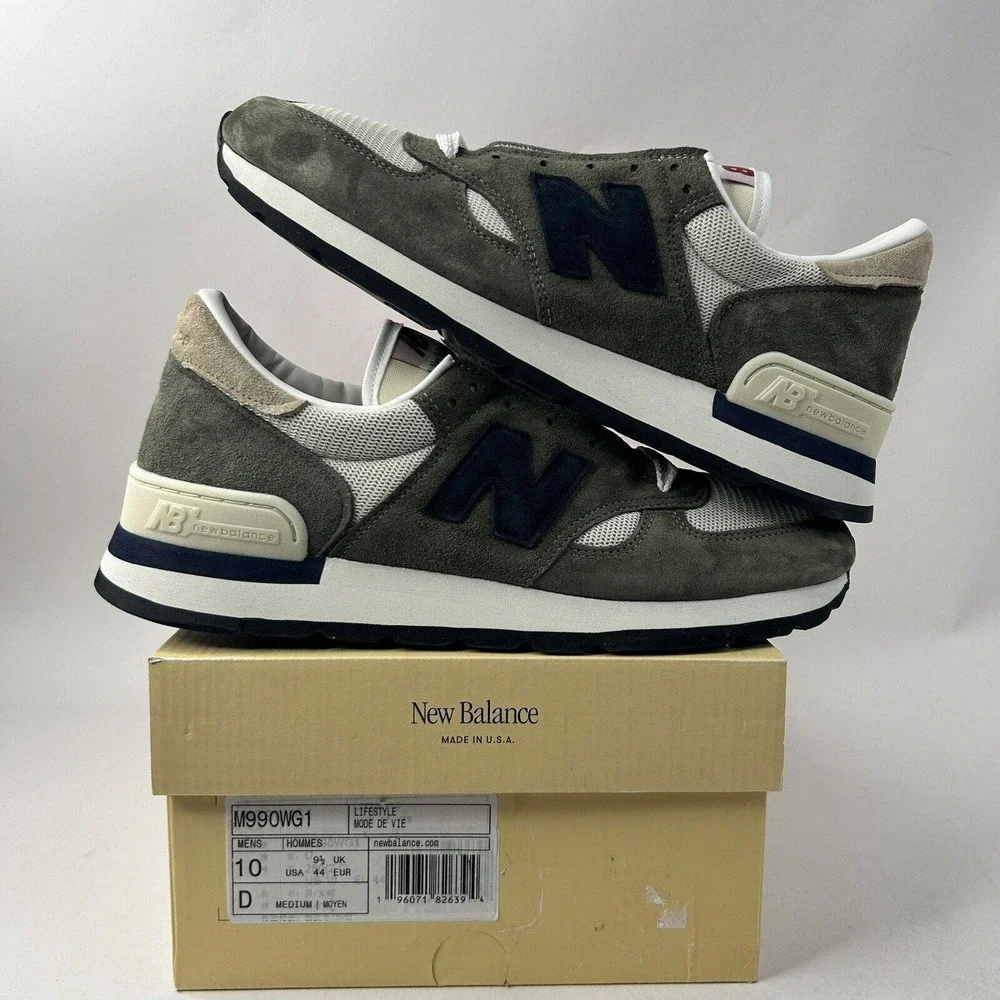 New Balance 990v1 x Teddy Santis MiUSA “Blue Grey” 2024 - Picture 1 of 5